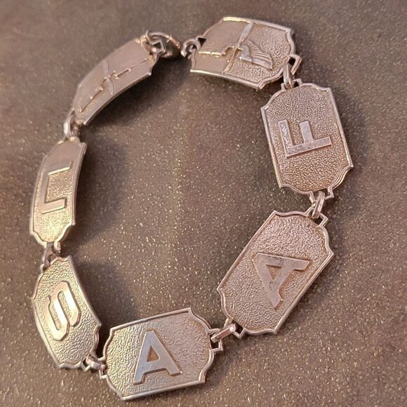 Vintage Sterling U.S. Army Air Forces USAAF Bracelet - Picture 3 of 8